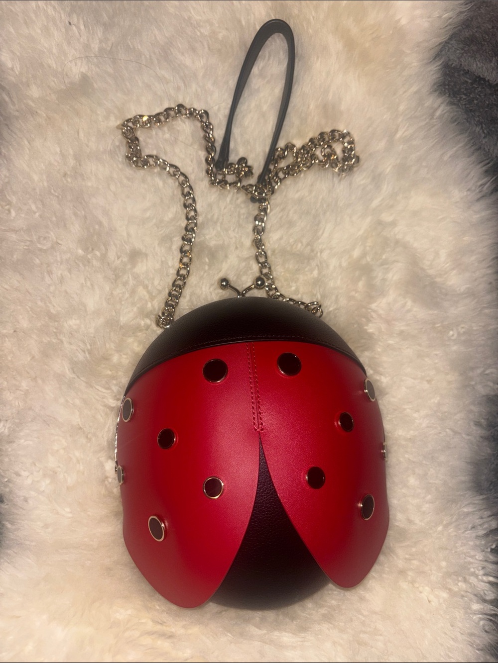 Kate Spade Ladybug Crossbody Bag - Red and Black